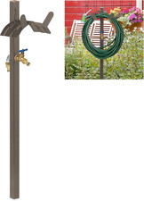 Fontana Portatubo, per Tubi 45 M, 2X Adattatori 1/2”, Alto 107,5 Cm, Colonnina G