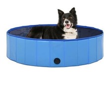 Piscina Portatile Blu per Cani