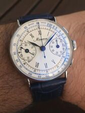 MINERVA CHRONOGRAPH ANGELUS 215 GREAT MEN´S VINTAGE WATCH