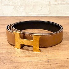 Cintura HERMES cammello pelle