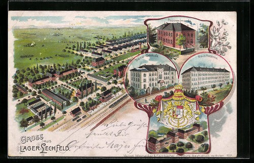 Litografia lager lechfeld - lager,