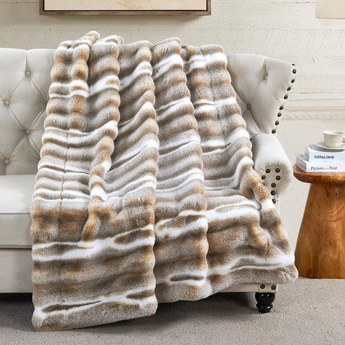 Coperta lusso bicolore in - di,
