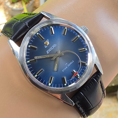 Orologio vintage enicar uomo - vintage,