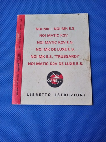 Garelli libretto - garelli,