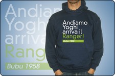 Felpa UNISEX O BAMBINO YOGHI BUBU E IL RANGER SMITH A JELLYSTONE Hanna-Barbera