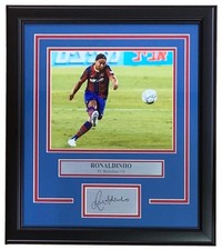 Ronaldinho Framed 8x10