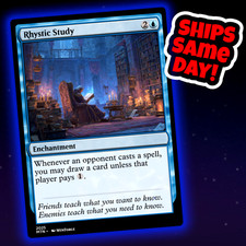 Rhystic Study - Custom Art