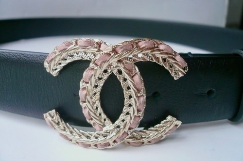 Chanel ceinture cuir noir - chanel,