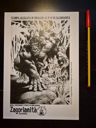 Zagor raro poster allegato - raro,