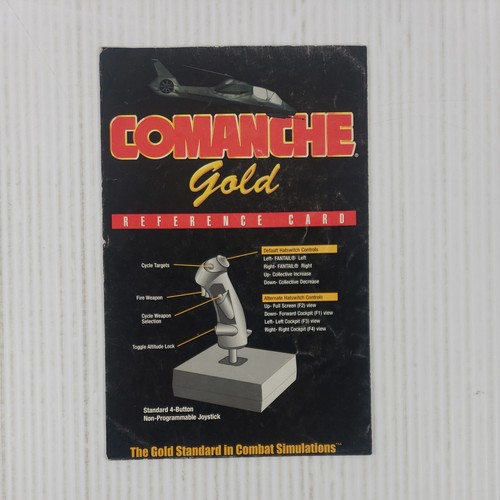 Comanche gold reference - reference, card
