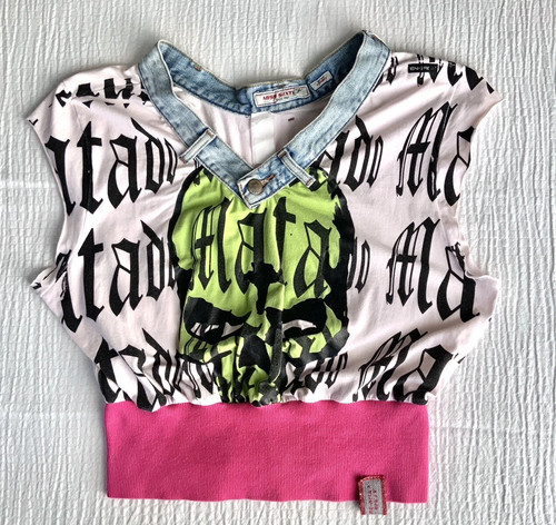 Raro crop top skull - raro,