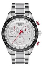 Orologio Uomo Tissot T-Sport PRS 516 Cronografo Quadrante Bianco T100.417.11.031.00