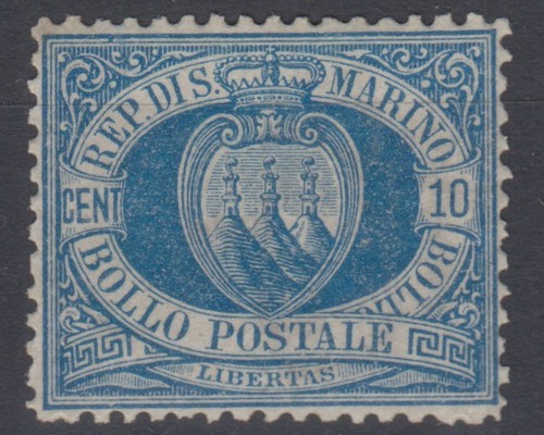 San marino 1877 10 - san,