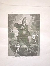 MADONNA IMMACOLATA Incisione