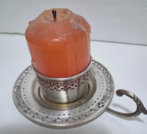 Bugia argento 800 bassa - 1,