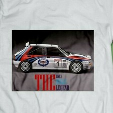 T-SHIRT MAGLIA AUTO LANCIA DELTA INTEGRALE EVOLUZIONE RALLY WRC CHAMPION
