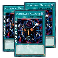 3x MASCHERA DEL MALEDETTO • (Mask Of The Accursed) • Comune • STAS IT026 • 1Ed