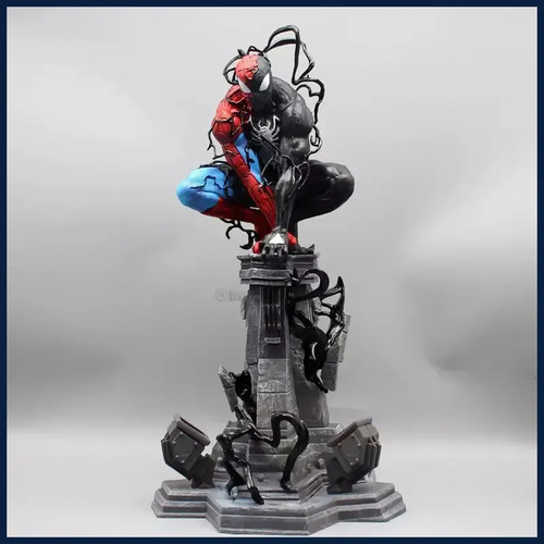 Figura pvc stile supereroe - figura, in