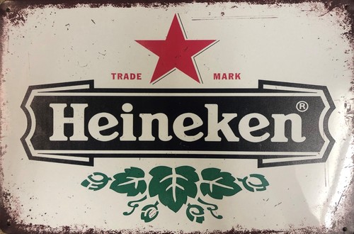 Heineken targa latta 30x20 - in,