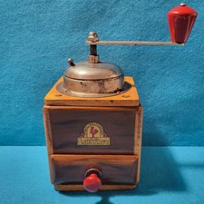 ORIGINALE ⭐ Macina Caffè In Legno C.A. LEHNARTZ a Manovella - Macinino Vintage