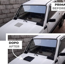 Presa D'Aria per Panda 141 Dal 1986 Al 2003 Kit Griglia Cofano Anteriore Nera Ve