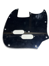 Battipenna di ricambio per chitarra basso Mustang nero nuovo 3 strati spedizione USA