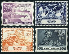 Malaya Perak 101-104, MNH. Mi