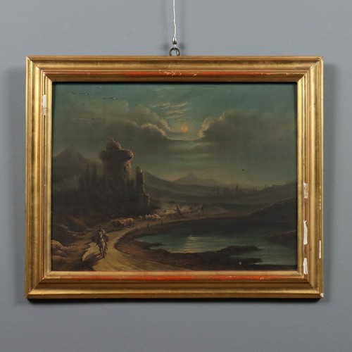 Dipinto antico paesaggio - dipinto,