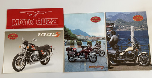 Vtg moto guzzi motorcycle - 4,