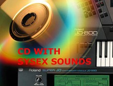 Sysex sound preset cd per Roland JD800 super JD990 JD 990 800 no jv sl jd80