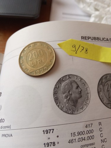 Moneta 200 lire del 1979 - lire,