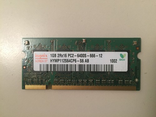 Ram sodimm 1gb ddr2 667mhz