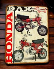 Plaque métal Honda Dax