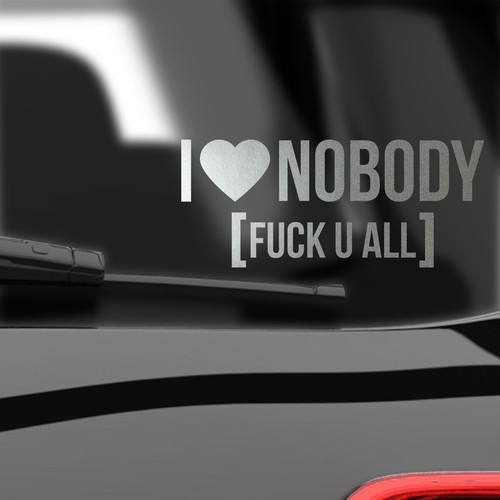 Adesivo auto sticker - , love