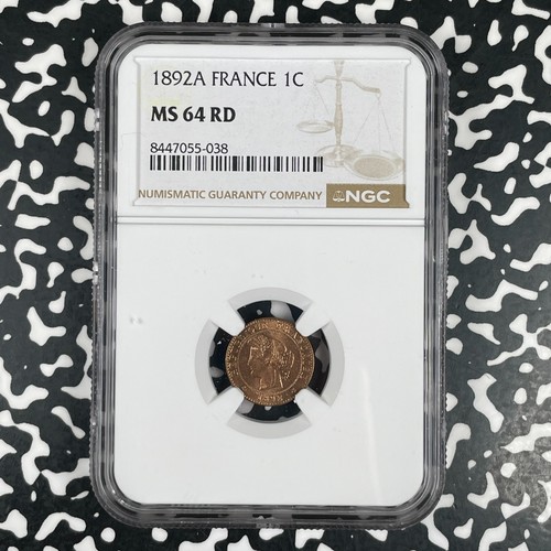 1892 francia centime - 1892-a, 1