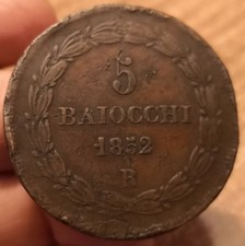 Moneta baiocchi 1852 stato - 1852,,