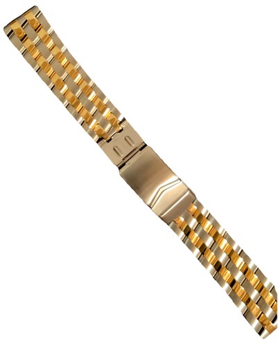 Bracciale orologio bicolore