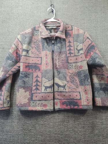 Giacca pile vintage nero - pile,