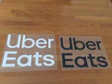 UBER EATS PATCH VINYLE FLOCAGE PUBLICITAIRE  - 15 CM PAR 11 CM