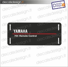 Adesivi manetta fuoribordo yamaha 704 doppio motore barca stickers 