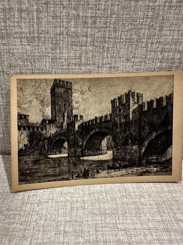 Cartolina verona ponte - cartolina, il