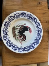 Piatto Vedova Besio con gallo