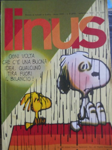 Linus 1982 peanuts - n�9,