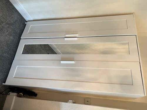 Armadio doppio con specchio - 2x,
