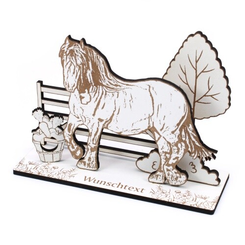 Regalo denaro cavallo ardenne - regalo,