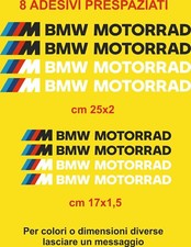 adesivi BMW Motorrad vinile prespaziati 8 pz auto moto caschi