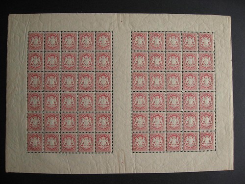 Bavaria mnh foglio da - bavaria,
