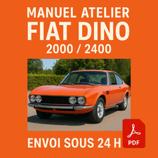 Manuel Atelier Fiat Dino 2000