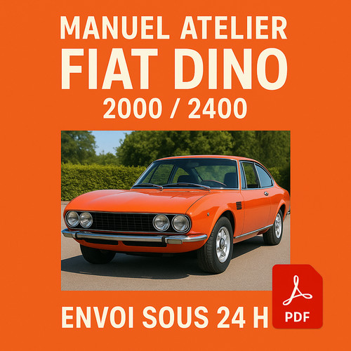 Manuel atelier fiat dino - manuel, 2000