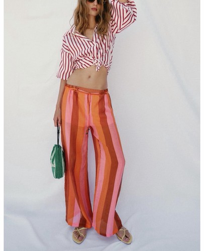 Zara pantalone largo - pantalone,